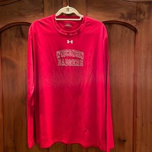 Wisconsin badgers UA long sleeve shirt